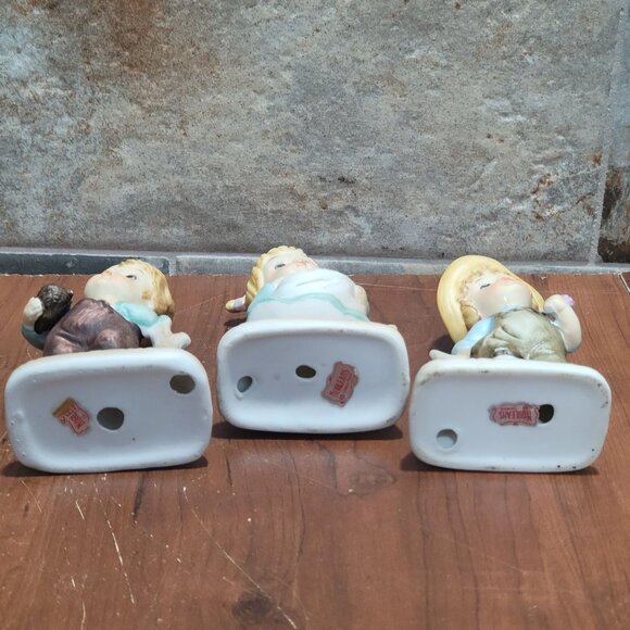 Vintage Norleans Boy and Girl Figurines Set of 3 - Picture 5 of 12